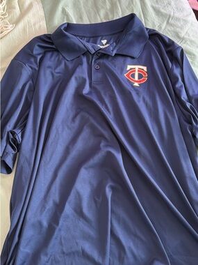 Fanatics Navy Polo with TC Logo Embroidery